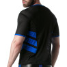 LEADER T-shirt en mesh LOADED Noir-Bleu